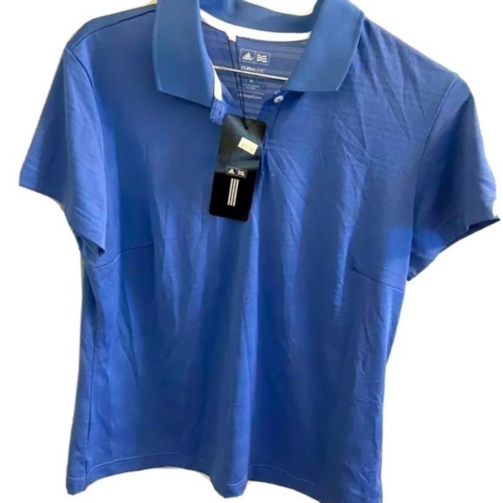Women’s NEW W/tag Climalite Adidas Golf Active Polo Sz Med. Polyester